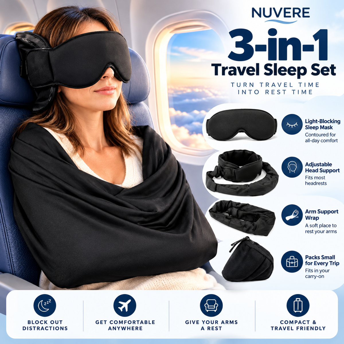 Nuvere™ Travel Sleep Set