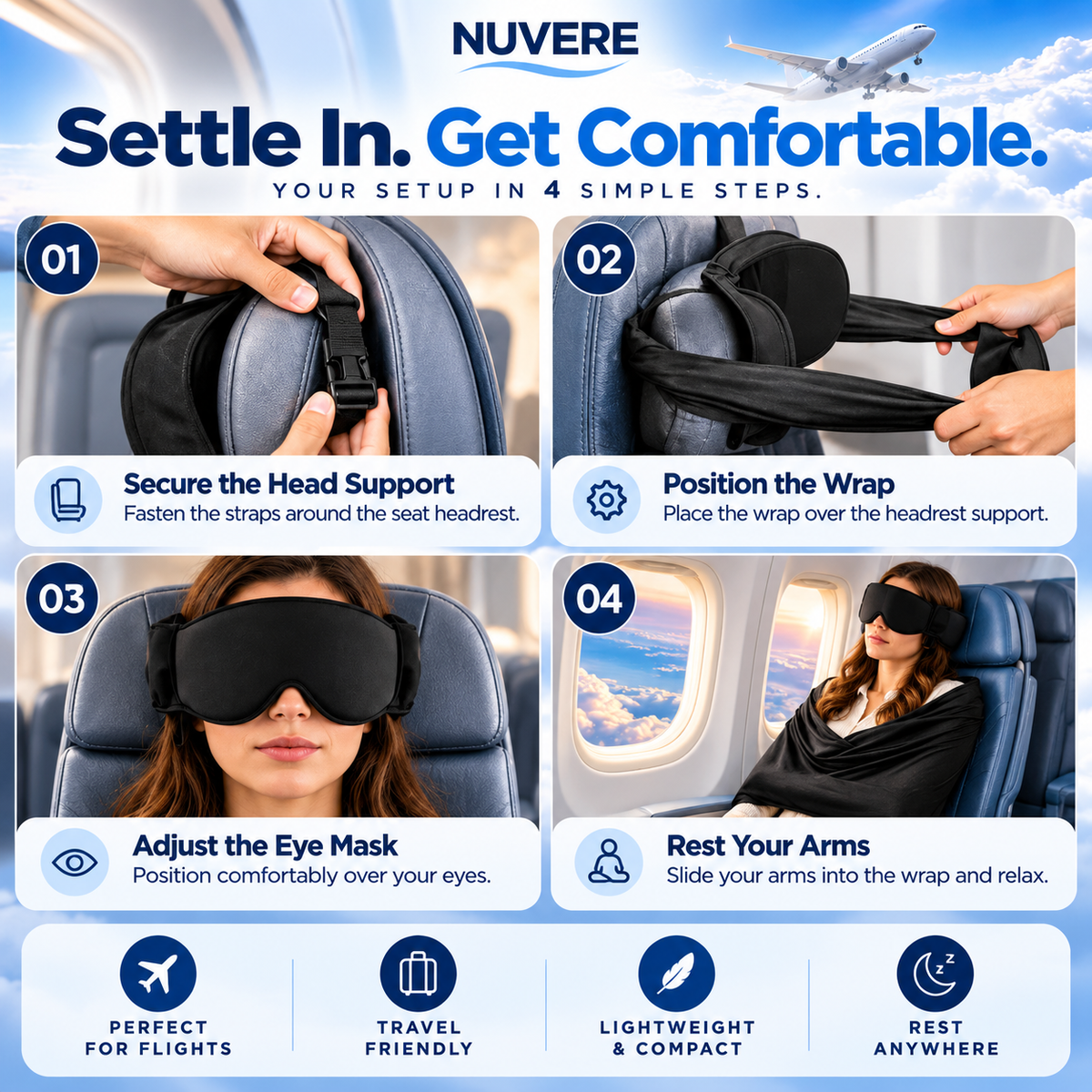 Nuvere™ Travel Sleep Set