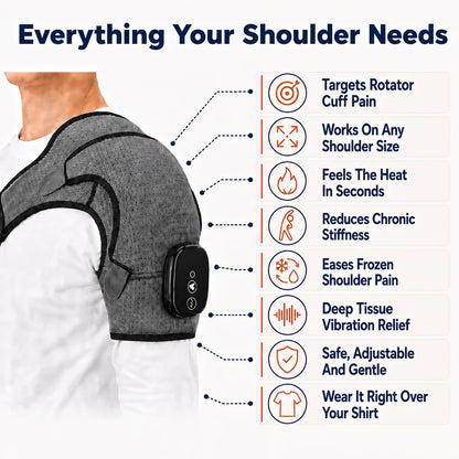 Nuvere™ Red Light Heated Shoulder Massager