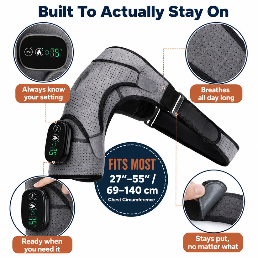 Nuvere™ Red Light Heated Shoulder Massager