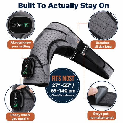 Nuvere™ Red Light Heated Shoulder Massager